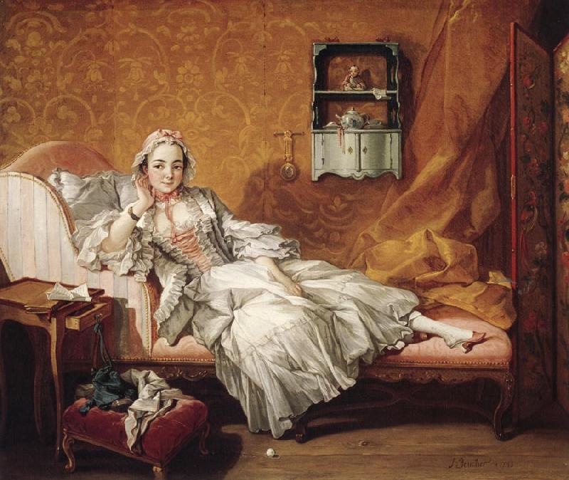 Francois Boucher Madame boucher oil painting picture